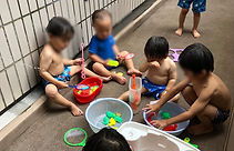 8月 水遊び