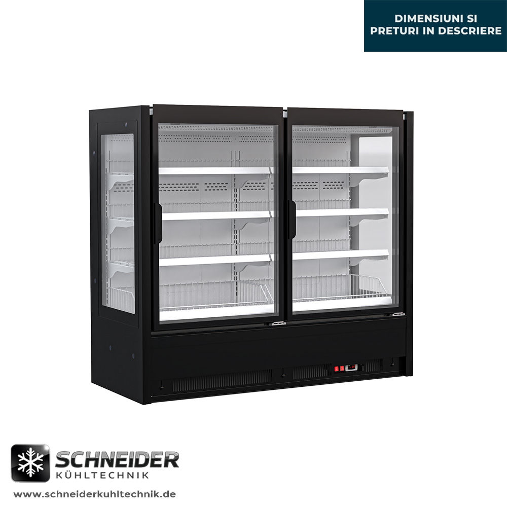 Vitrina Congelare Semiverticala, Palermo Premium, Geam Drept, Agregat Extern