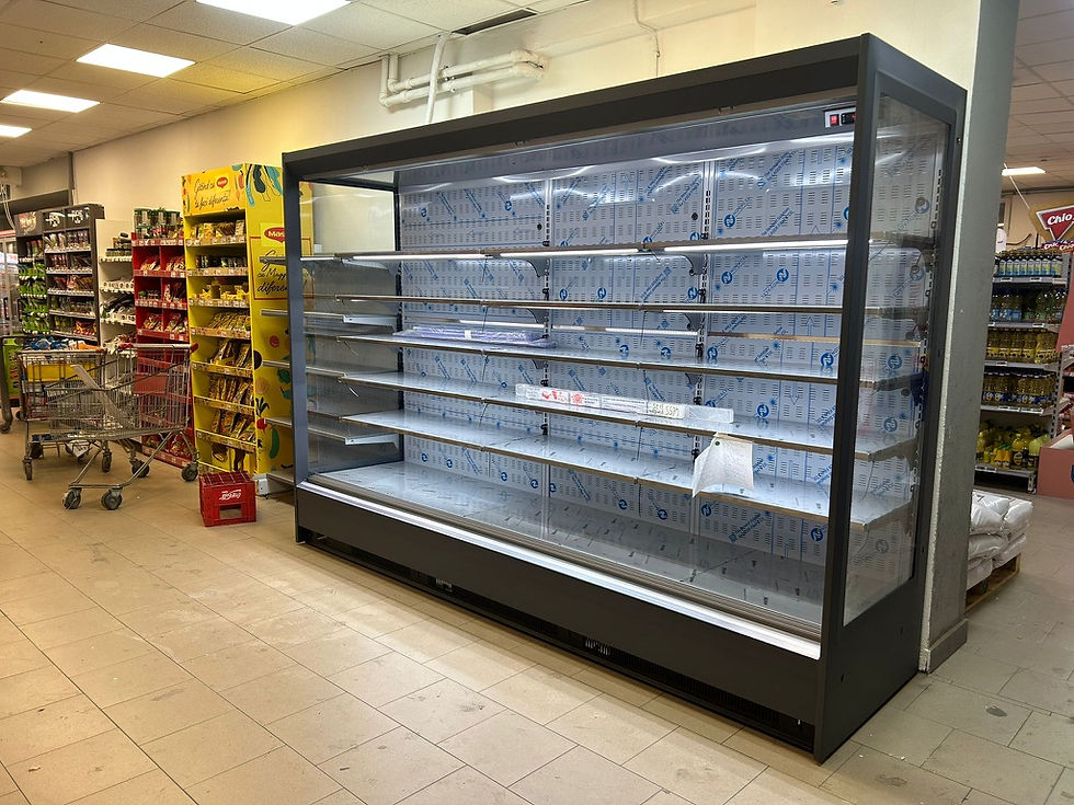 Miniatură: Vitrina Frigorifica cu Perdea de Aer, Dortmund Premium, 0 +4C, Agregat Extern