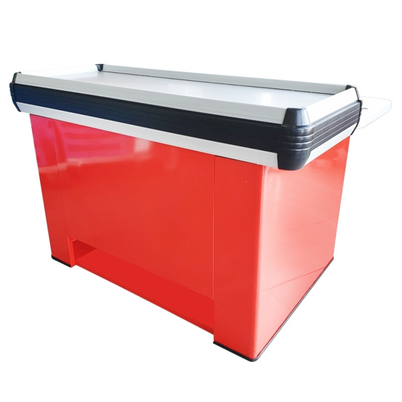 Miniatură: Masa pentru Casa de Marcat, Rama PVC dur si Blat Inox