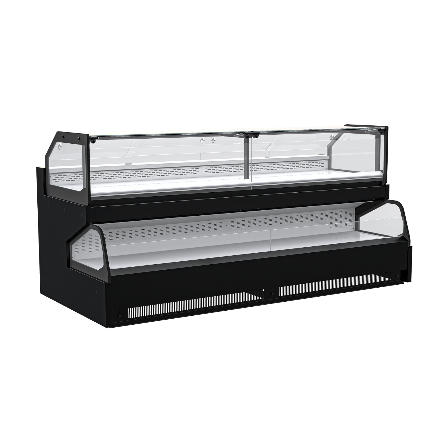 MODENA DOUBLE INOX KÜHLTHEKE | -1/+3 °C, externes Kühlaggregat