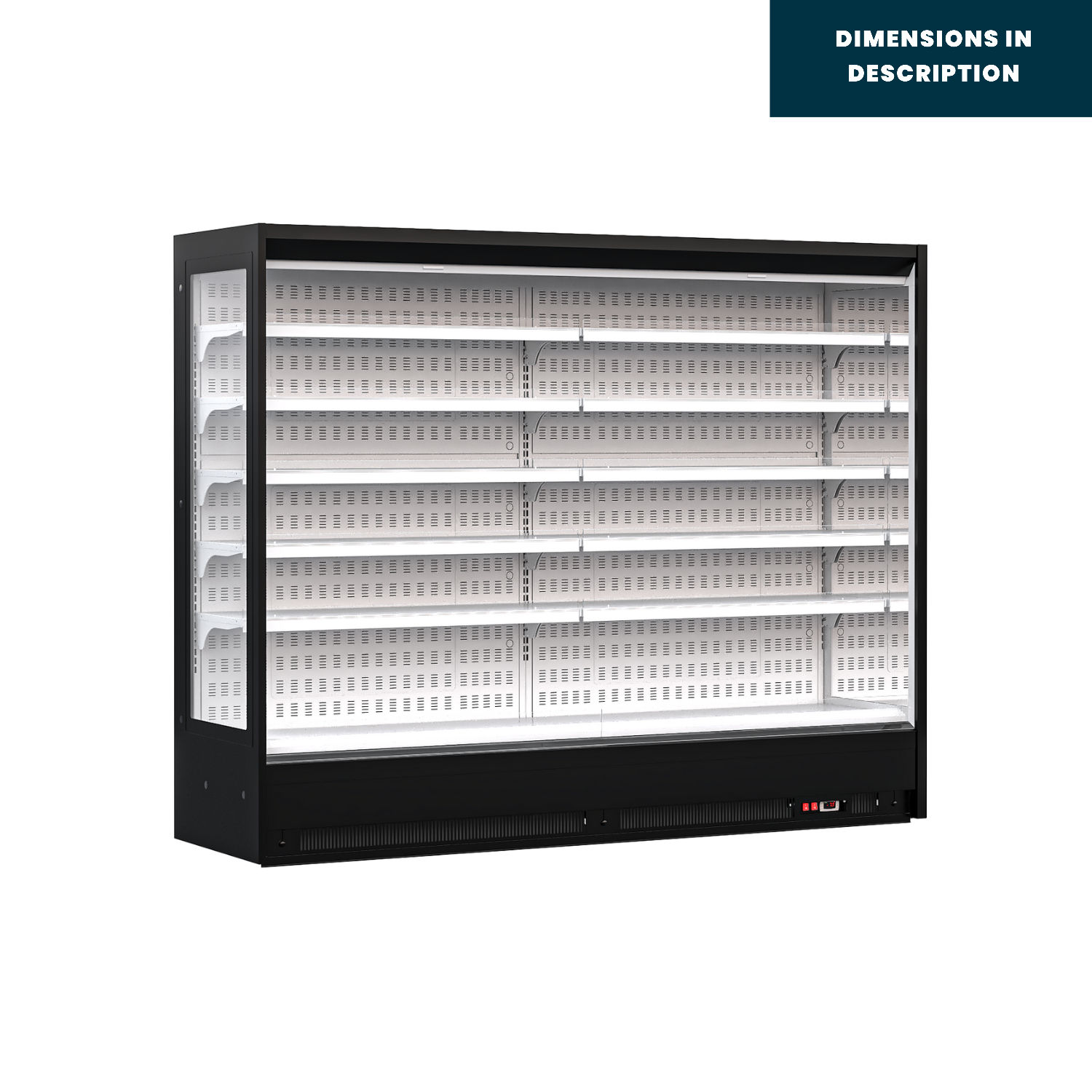 Dortmund Premium Vertical Multideck Cooler, Open Type, 0 +4C, External Unit