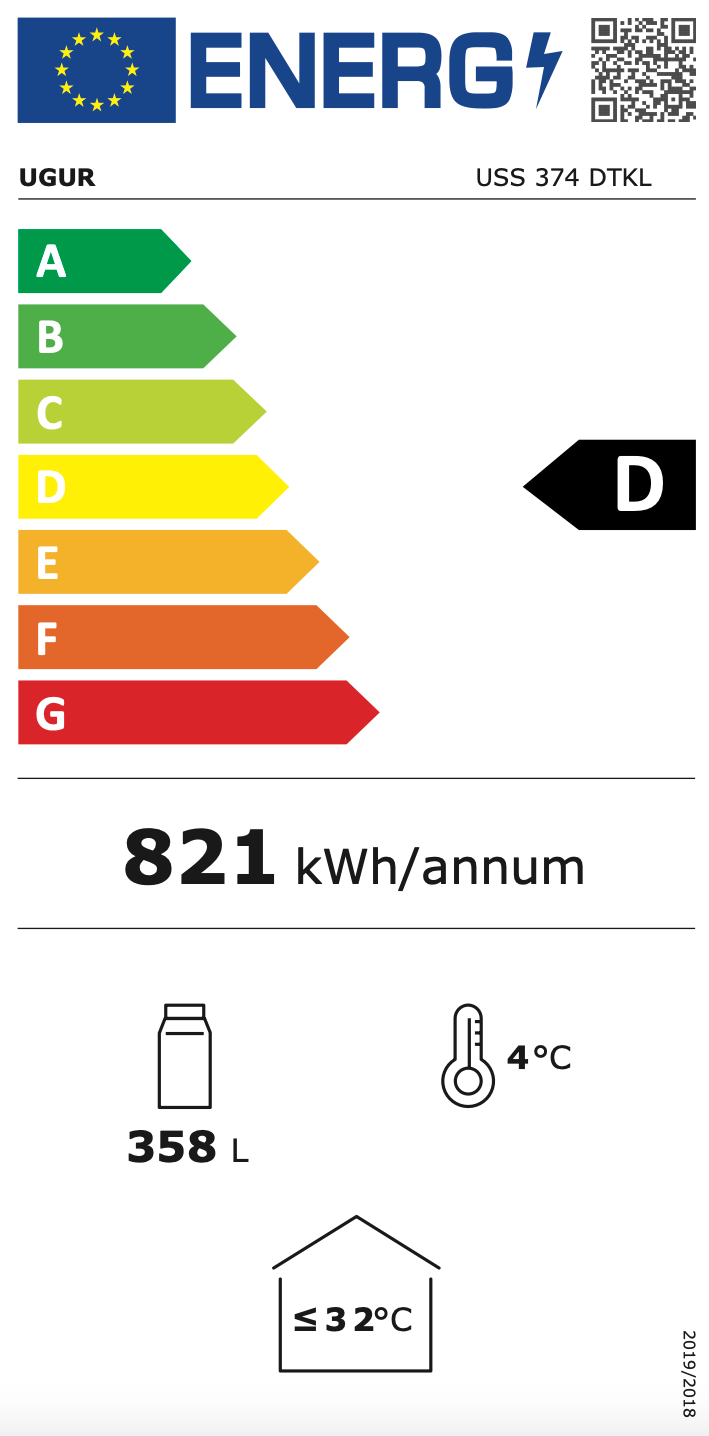 Thumbnail: FSV425CP Display Cooler, +2 +8C, 60x64x135cm, Internal Unit