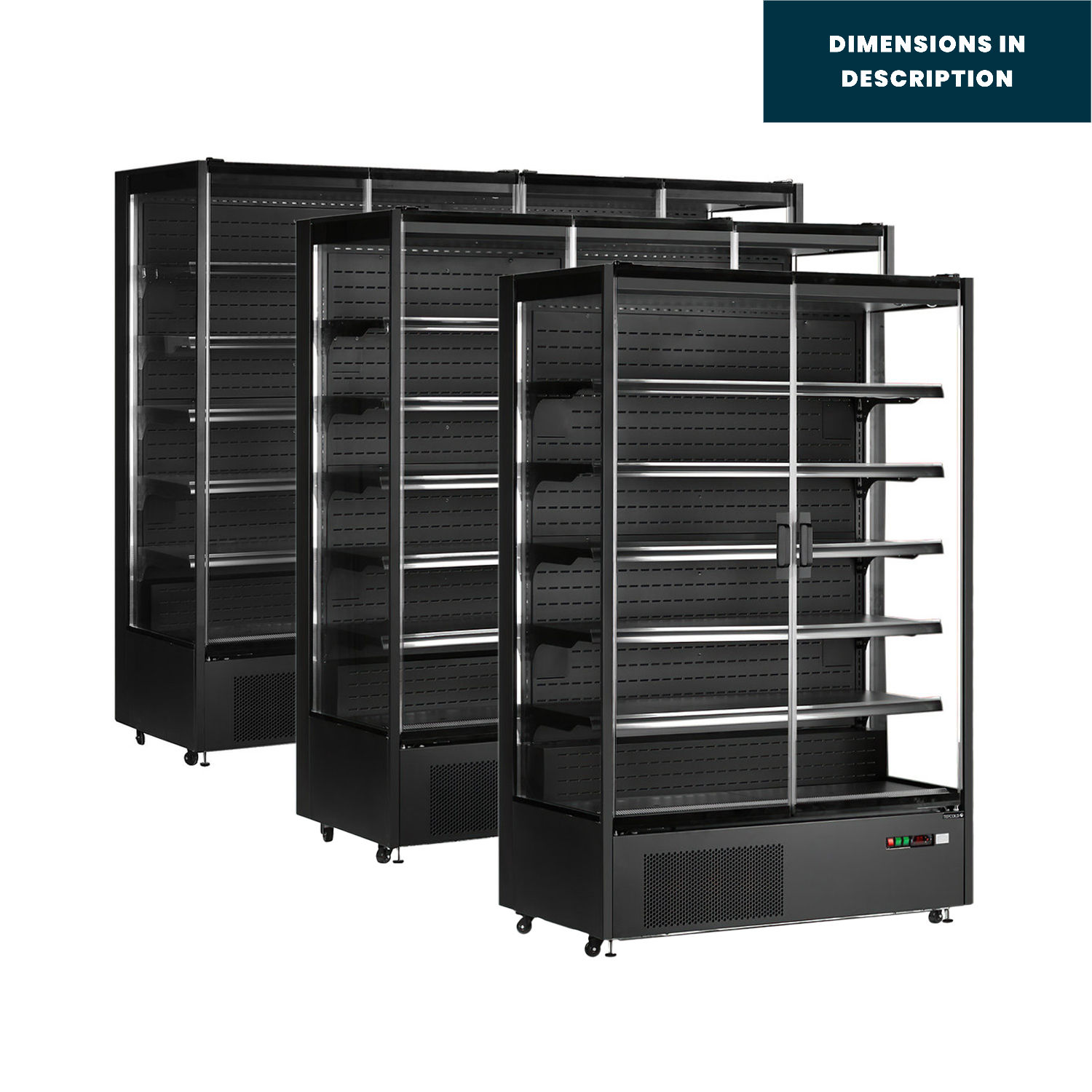 Dortmund Premium Full Glass Supermarket Multideck, -1 +5C, Internal Unit