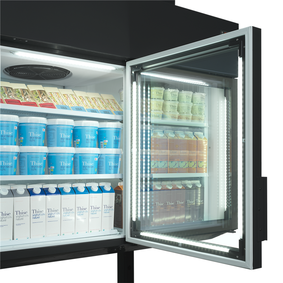 Thumbnail: Denmark Wall and Chest Freezer or Cooler, -24 to -18 / -1 to +8 °C, 210cm 210