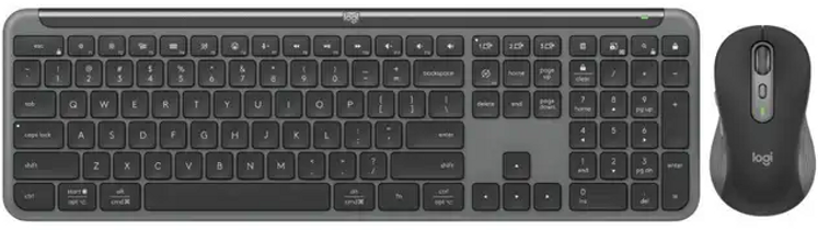 Logitech Signature MK955 Slim Combo of Keyboard and Large Mouse with Logi Options Plus App