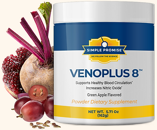 Venoplus 8 - A powder supplement designed to support healthy blood pressure and cholestero