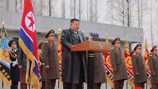 Kim Jong-un Welcomes Soldiers Back from Mission in Russia