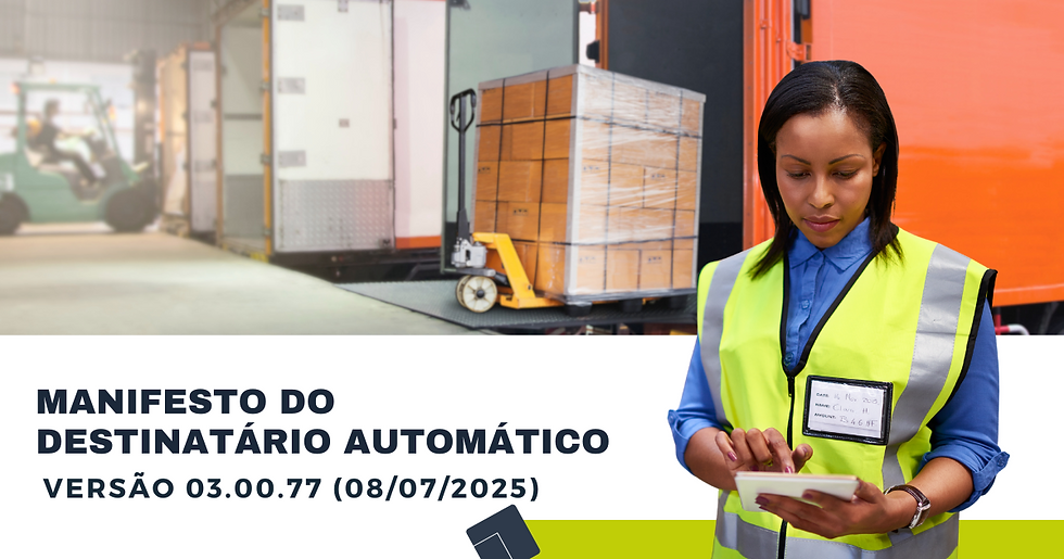 manifesto do destinatário automático