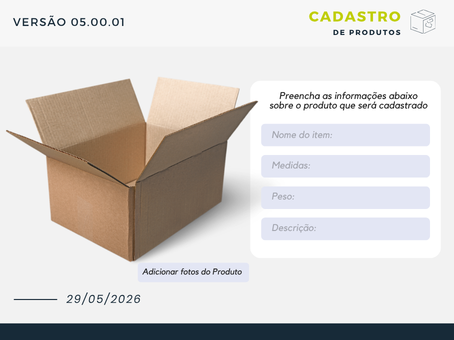 Cadastro mínimo de produto ao importar a DUIMP