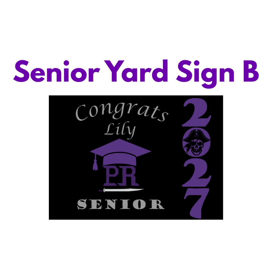 Class of 2027 Senior Sign - B