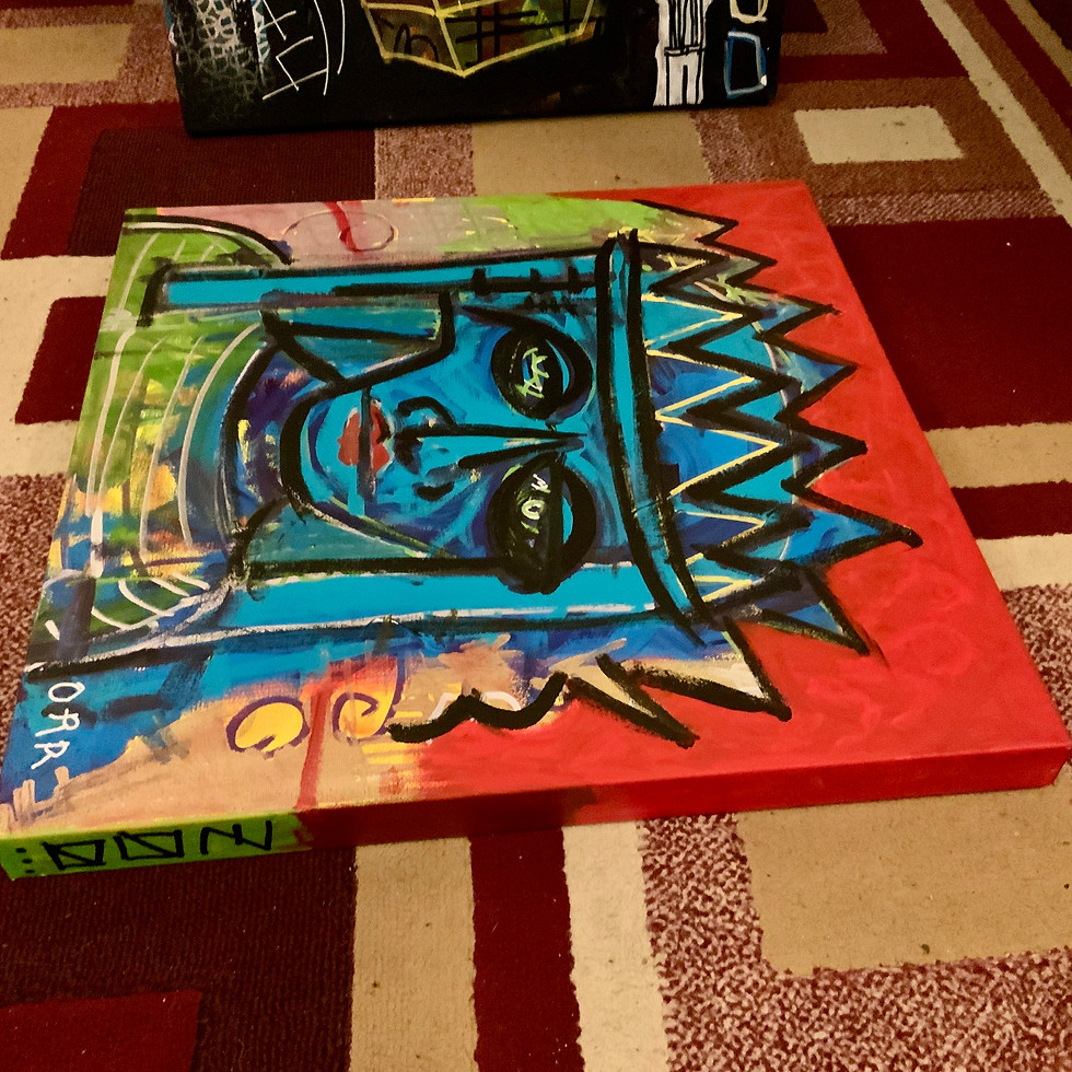 Thumbnail: American Football.  5 Piece Set.  Each Canvas 20"x 20"