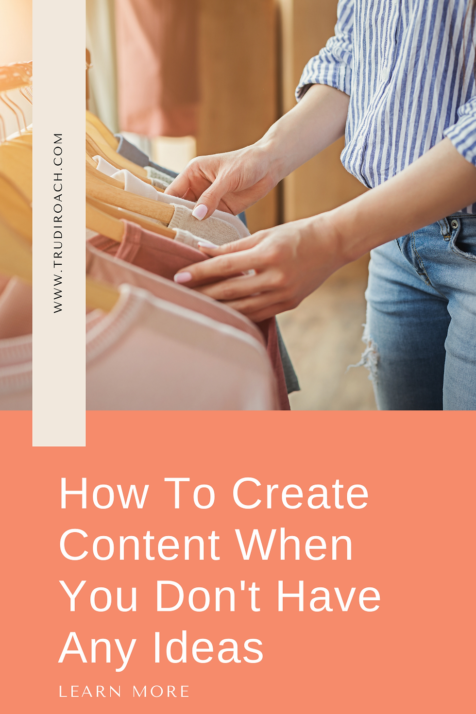 There are different ways to create your content. But I want to share the exact method I use in my business, and with my clients. I’ve got a bonus worksheet below that you can fill in and follow along.