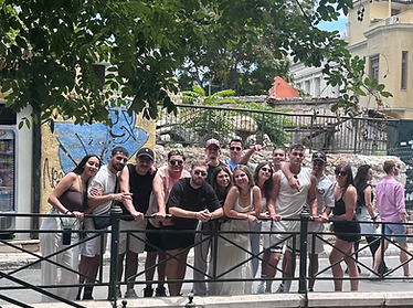 Nos étudiants en voyage à Athènes
