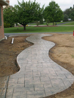 Stamped Patio (Ashlar Slate)