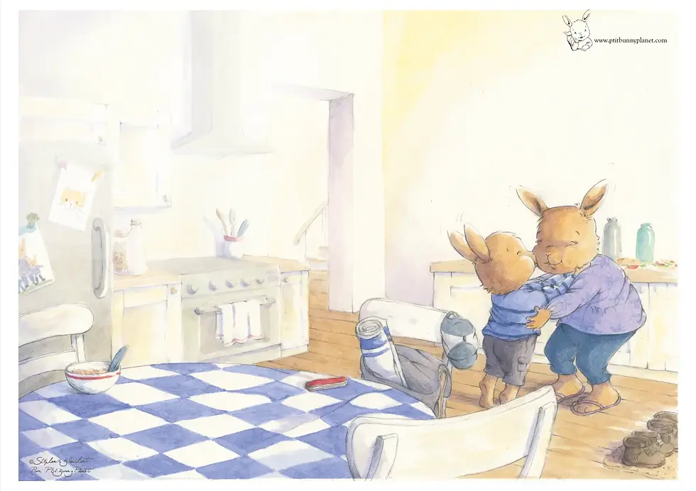 Miniature : Planches A3 à imprimer - Ptit Bunny part en pique-nique