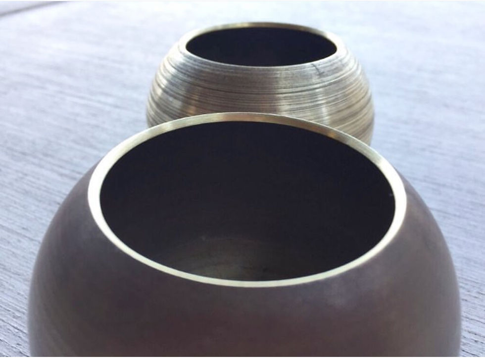 Thumbnail: Brass Votive Cups - sold in pairs