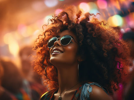 Beautiful happy woman