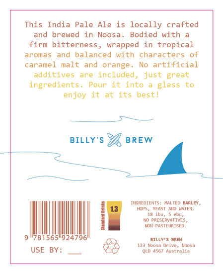 Label design - Billy Brew