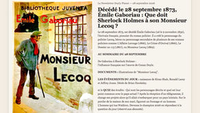 The Doyly Planet du 28/09 : Gaboriau et Conan Doyle