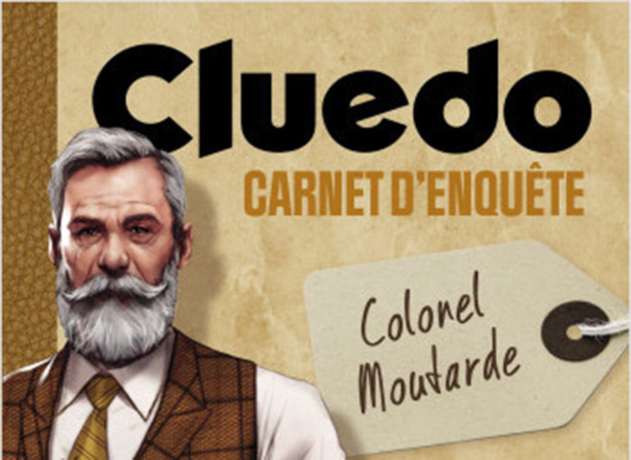Cluedo - Carnet d'enquête du colonel Moutarde