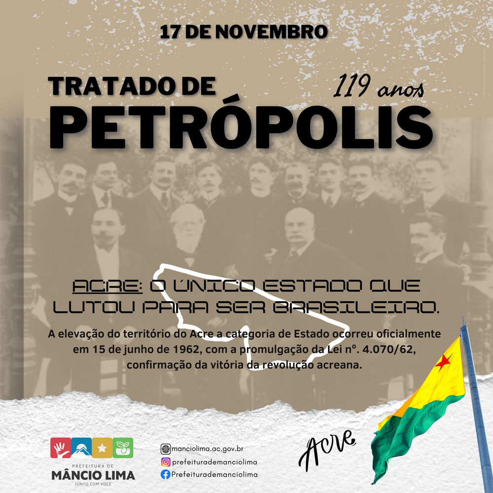 17 De Novembro Tratado De Petr polis 17-de-novembro-tratado-de-petr-polis