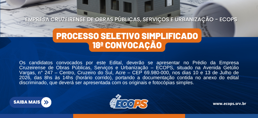 PROCESSO SELETIVO SIMPLIFICADO DE CONTRATAÇÃO TEMPORÁRIA