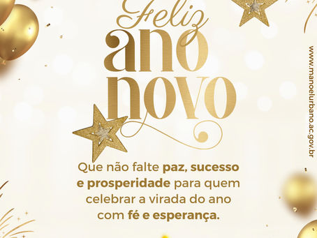 Feliz ano novo, boas festas!!