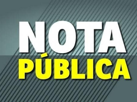 Nota Pública do Prefeito Gilson da Funerária