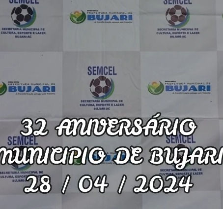 Prefeitura promove campeonato de futsal masculino e feminino em alusão ao aniversário de 32 anos de Bujari