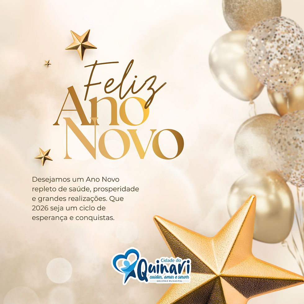 1º de janeiro: Feliz Ano Novo!