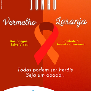 Campanha de Junho Vermelho e Laranja