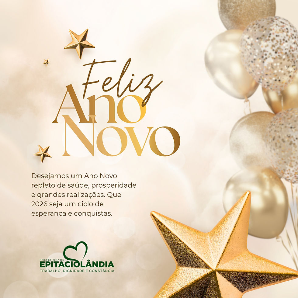 1º de janeiro: Feliz Ano Novo!