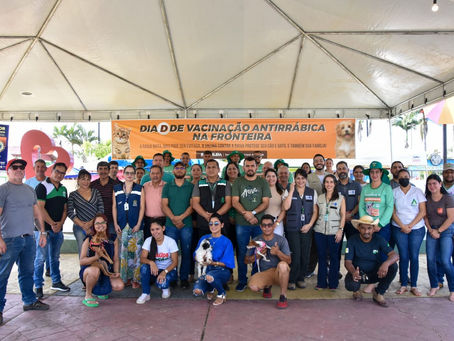 Prefeitura de Brasiléia realiza Dia D de vacinação antirrábica na fronteira