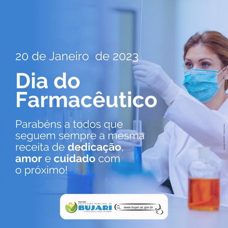 20 de janeiro: Dia Nacional do Farmacêutico