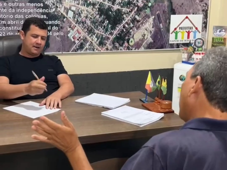 Prefeito discute com Deracre Operação Tapa-Buracos na cidade 