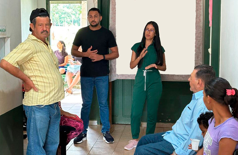 Prefeitura de Acrelândia promove palestra sobre Fevereiro Roxo e Laranja na UBS Cícero Batista