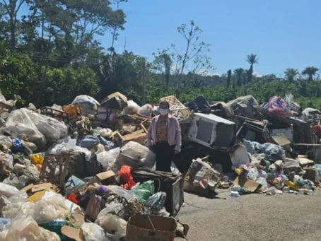 Secretária de Meio Ambiente, Osilete Teixeira, solicita ação de limpeza em igarapé na Estrada da Manga