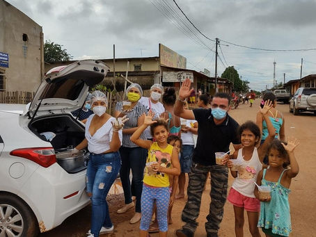 Vereadores levam esperança as famílias do bairro Chico Paulo e promovem sopão solidário