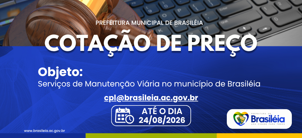 Serviços de Manutenção Viária no município de Brasiléia - AC