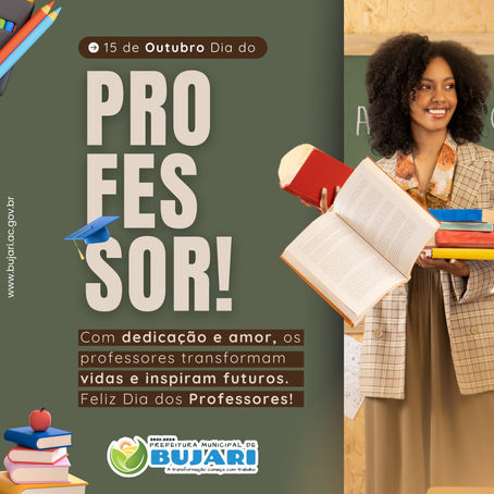15 de outubro: Dia dos Professores
