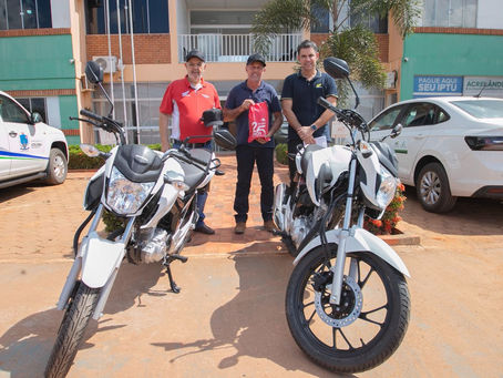 Novidade em Acrelândia: Acrelândia reforça segurança e mobilidade com novas aquisições de motocicletas
