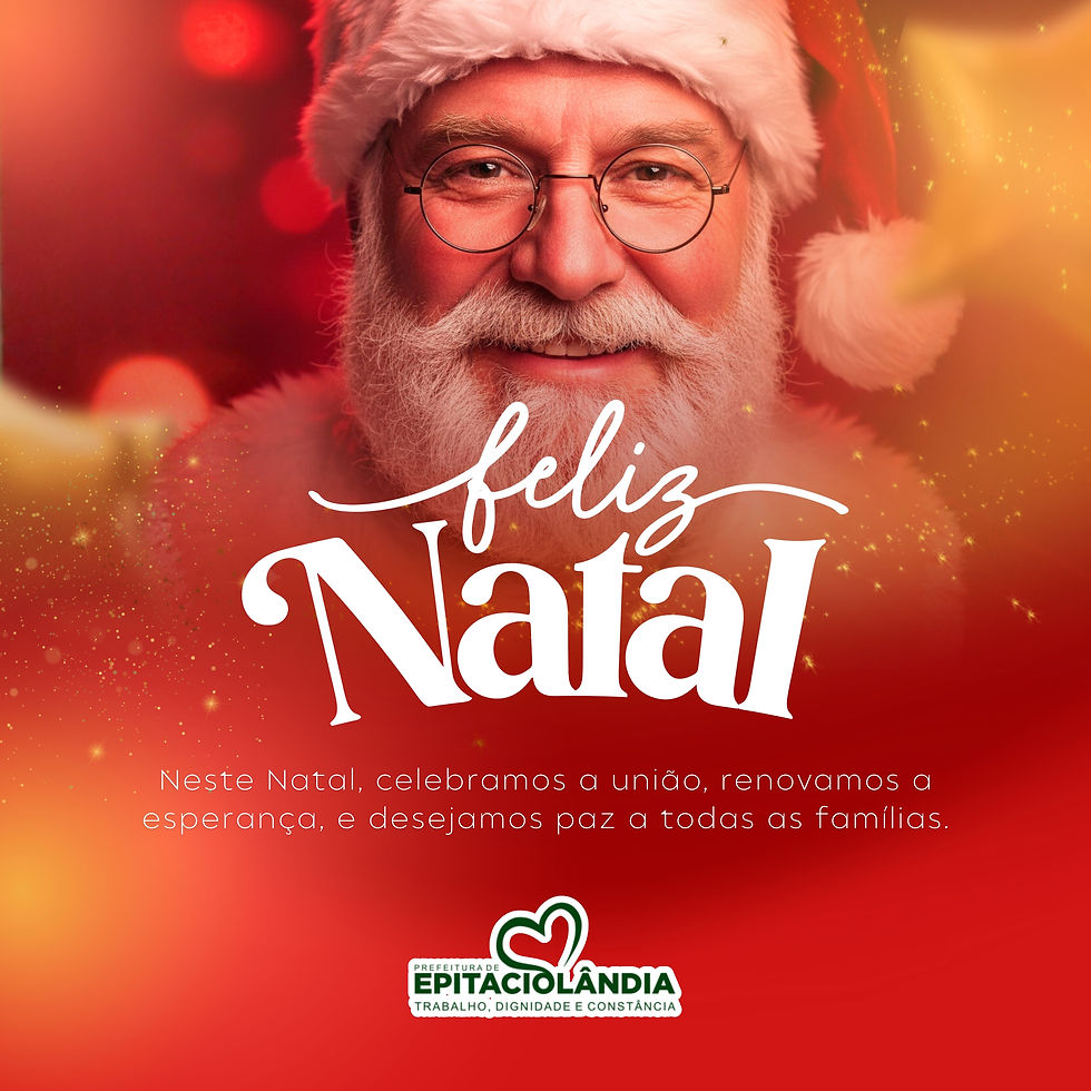 25 de dezembro: Desejamos a todos um Feliz Natal!