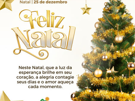  Feliz Natal e boas festas!