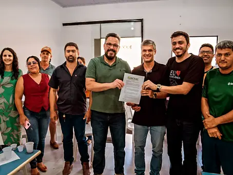 Associação Comercial de Acrelândia recebe visita do senador Alan Rick