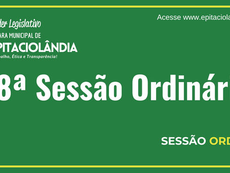 08ª Sessão Ordinária