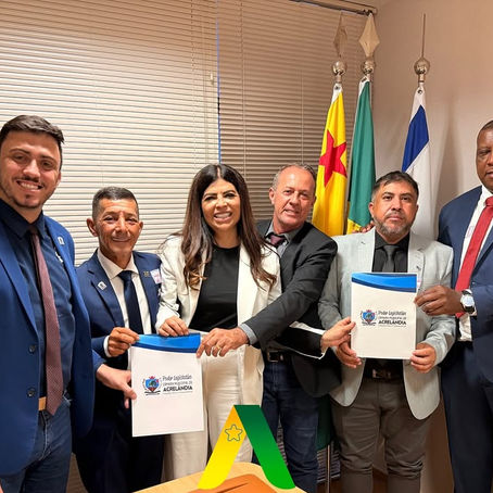 Prefeito de Acrelândia participa de agenda em Brasília em busca de investimentos para o município