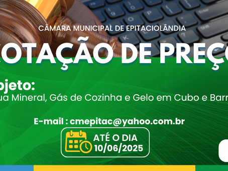 Cotação de Preço - Aviso de Cotação de Preço