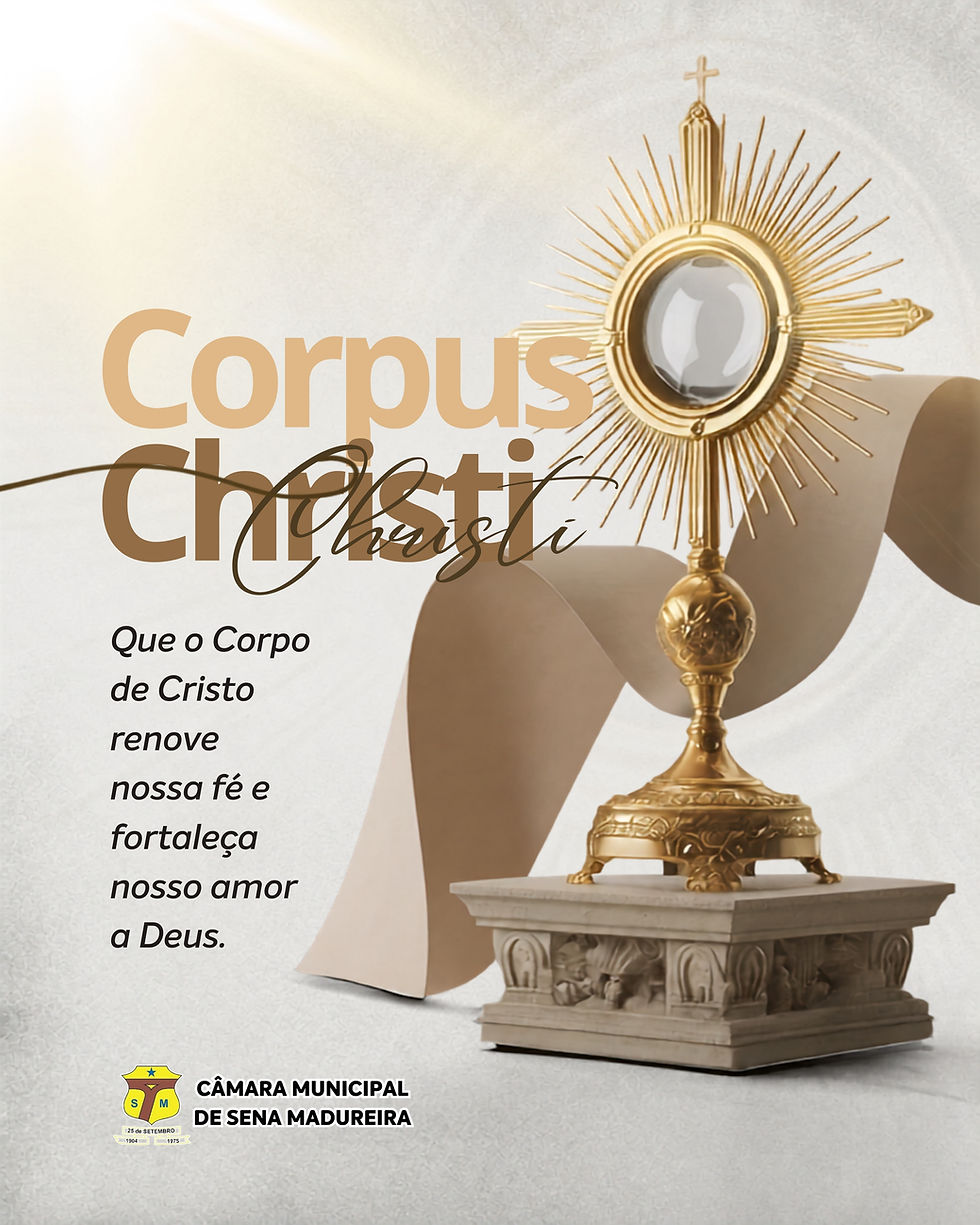 04 de junho: Dia de Corpus Christi