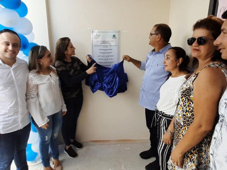 Prefeito Tanizio e Deputada Jéssica entregam para comunidade murbanense UBS modelo